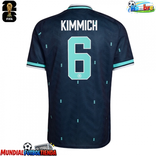 Camiseta Alemania Joshua Kimmich #6 Segunda Equipación Replica Mundial 2026 mangas cortas